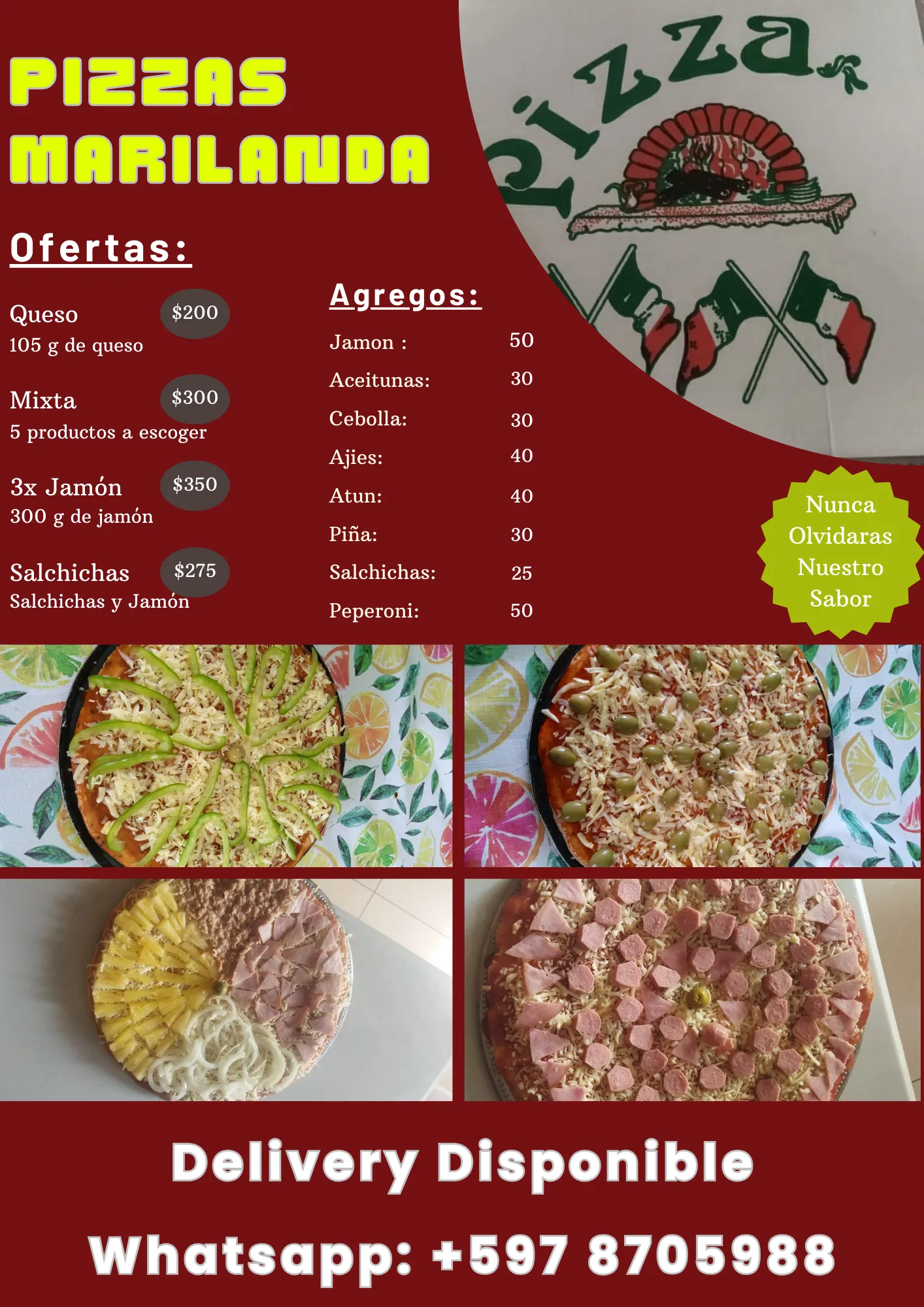 Pizzas Marilanda (Las Mejores)